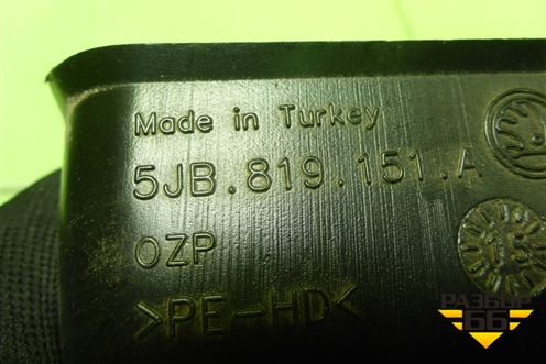 Воздуховод отопителя (5JB819151A) для Skoda Rapid с 2013г (Рапид)