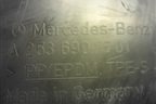 Локер передний левый передняя часть (A2536907501) для Mercedes Benz GLC-Klass X253  с 2015г (ГЛЦ)