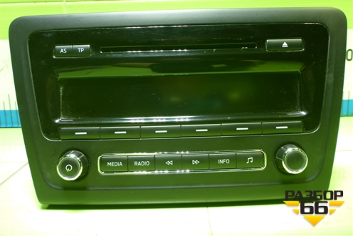 Магнитола (5J0035161E) для Skoda Rapid с 2013г (Рапид)
