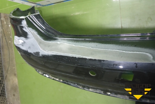 Бампер задний (после 2015г под парктроник) (6RU807421D) для Volkswagen Polo (седан) с 2010г (Поло)
